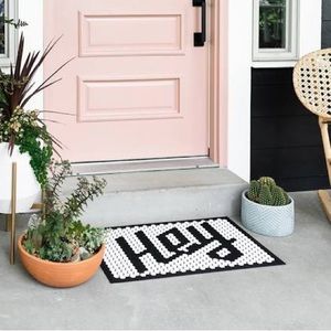 Letterfolk customizable hexagon tile mat in LARGE